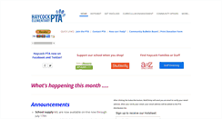 Desktop Screenshot of haycockpta.org